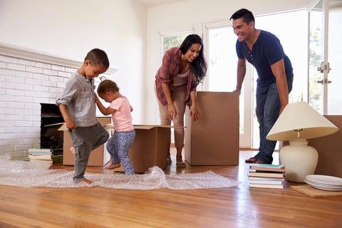 Family Unboxing After moving In a new house.